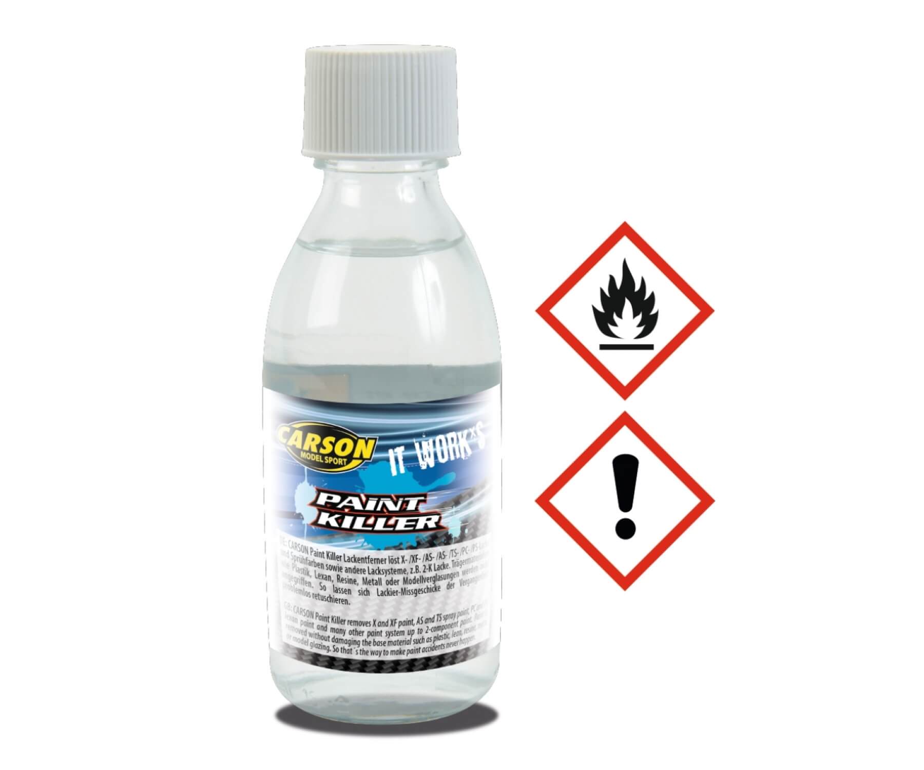 1 Flasche Carson Paint-Killer, Lackentferner 100ml