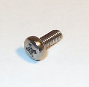 25 Linsenkopfsch.m.Kreuzschlitz M2,5x 6  DIN 7985, Niro
