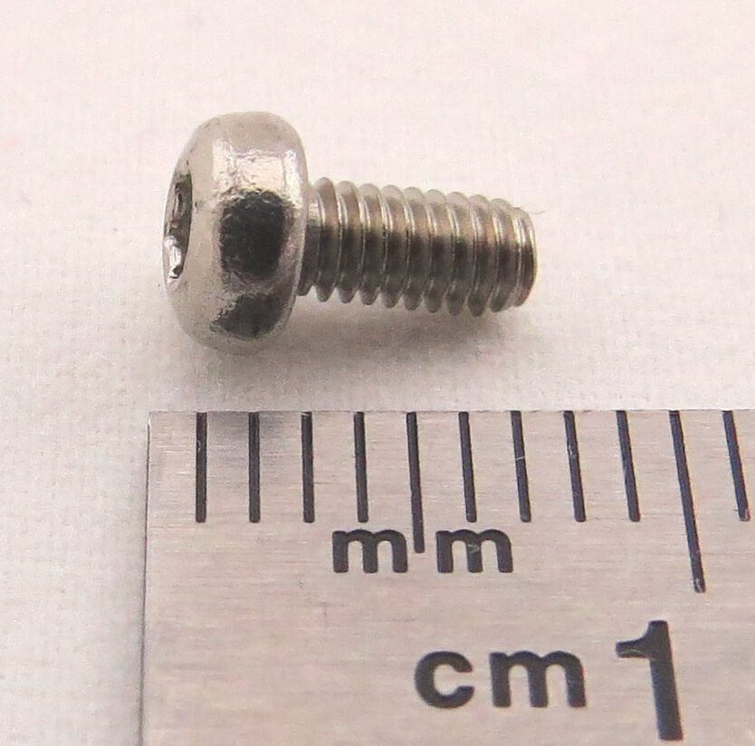 100 Linsenkopfsch.m.Innensechsrund M2,5x5mm ISO 14583, Niro