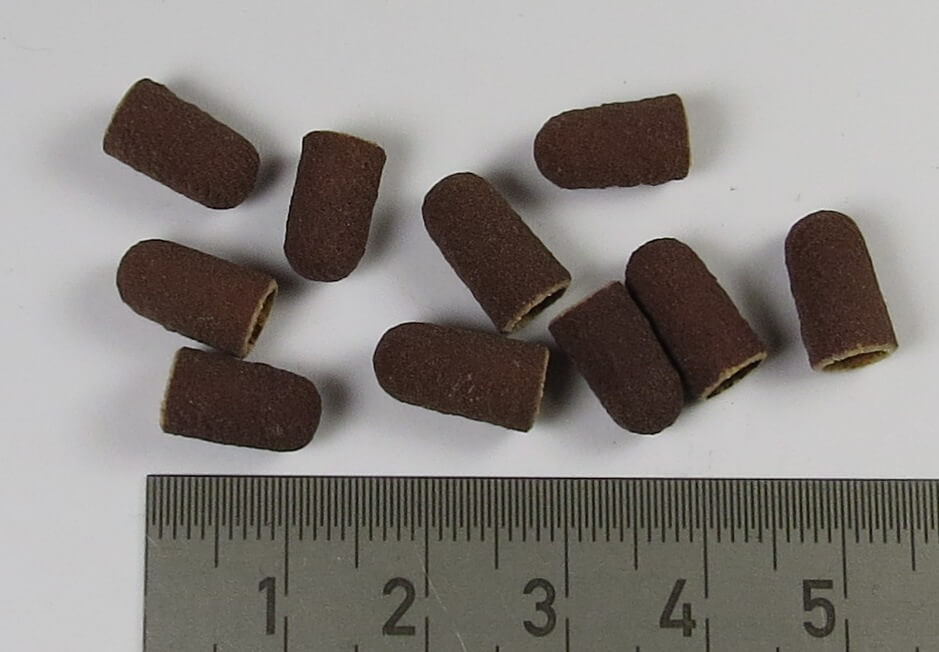Schleifkappe, 5mm, fein. Geeignet für 5mm-Schleifkappenträ