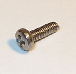 100 Linsenkopfsch.m.Kreuzschlitz M2,5x8  DIN 7985, Niro