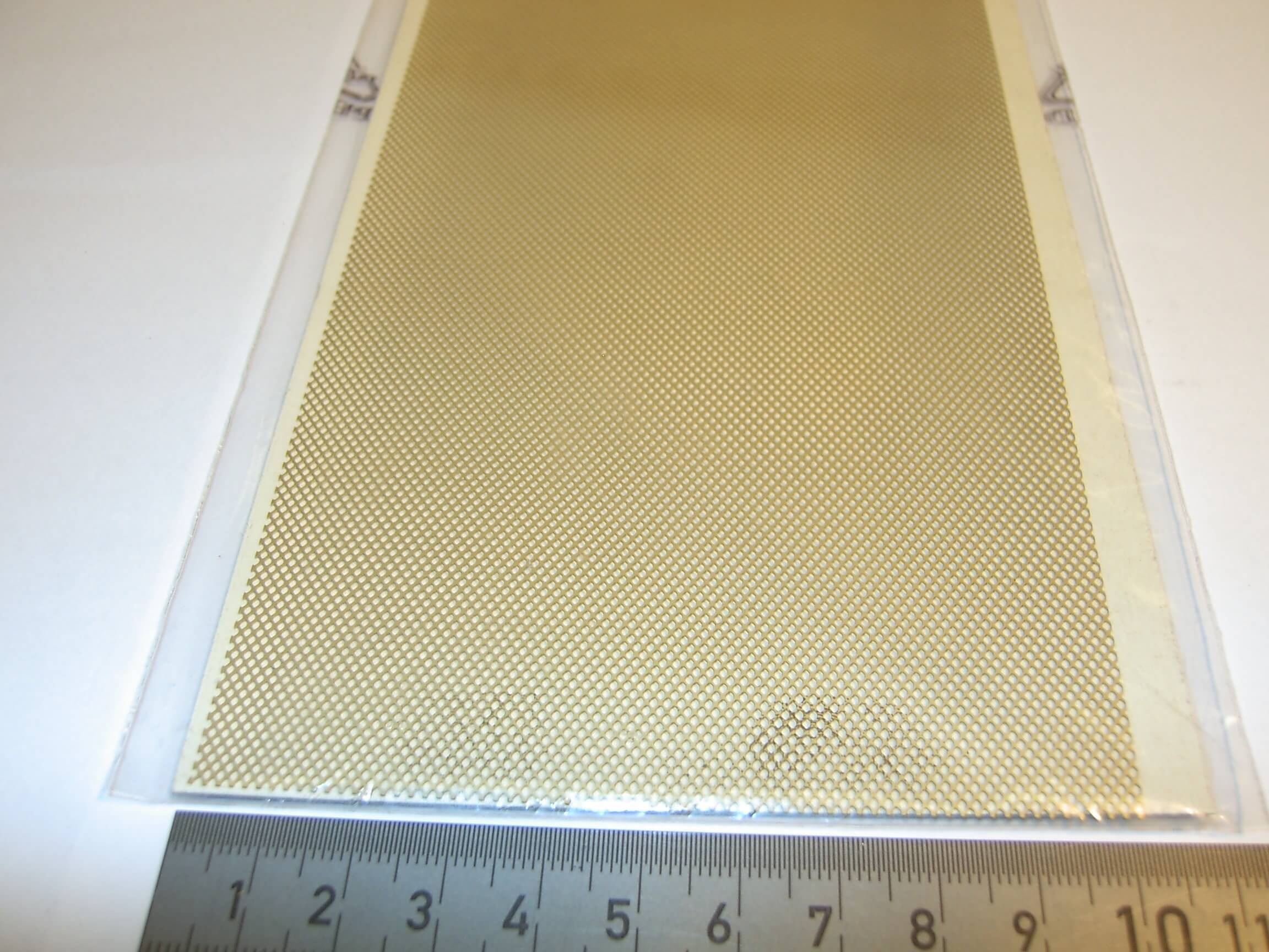 Trittblech 100x250mm Messing. (5735/03). 1 Stück