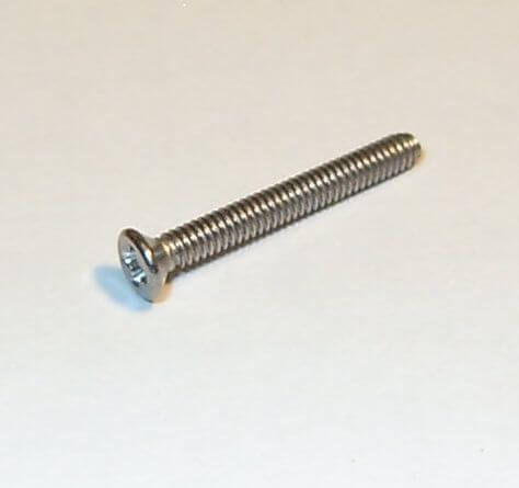 100 Senkschrauben m.Kreuzschlitz M2 x 16 DIN 965, Niro