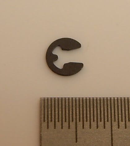 Wellensicherungs-Ringe VA/Niro für 1,4mm bis 2,0mm Wellen