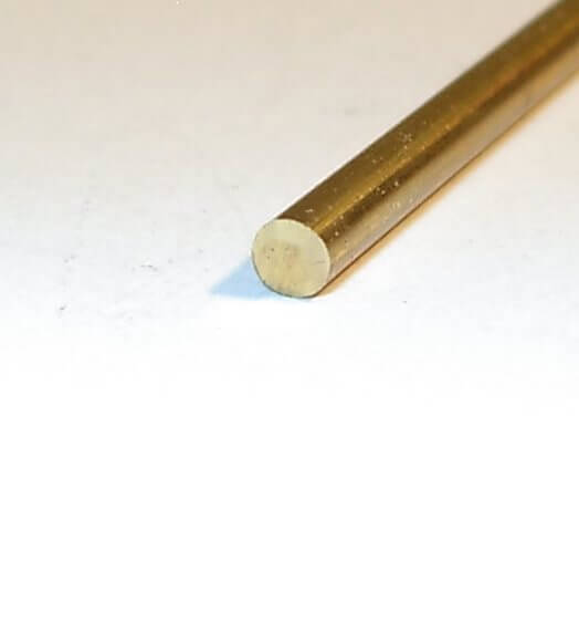 Rundmessing 25,0mm, 1m lang, MS Bohr- und Drehqualität