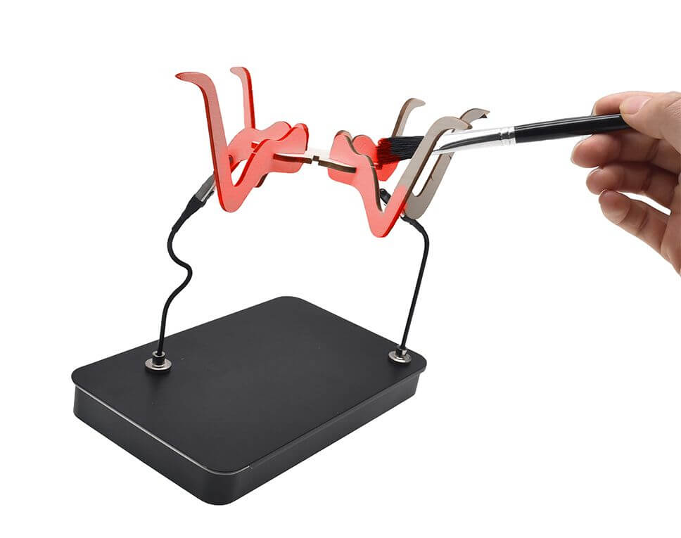 Helfende Hand mit Klemmen 12-teilig. Biegsames 12-teiliges