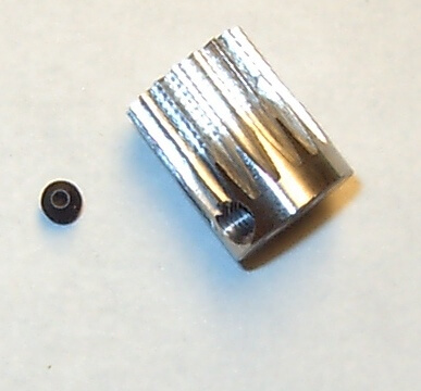 Stahl-Zahnrad Modul 0,5 18 Zähne Bohrung 5,0mm, 1