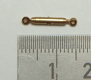 Spannschloss Messing, 2 Stück, mit Rechts- und Linksgewind
