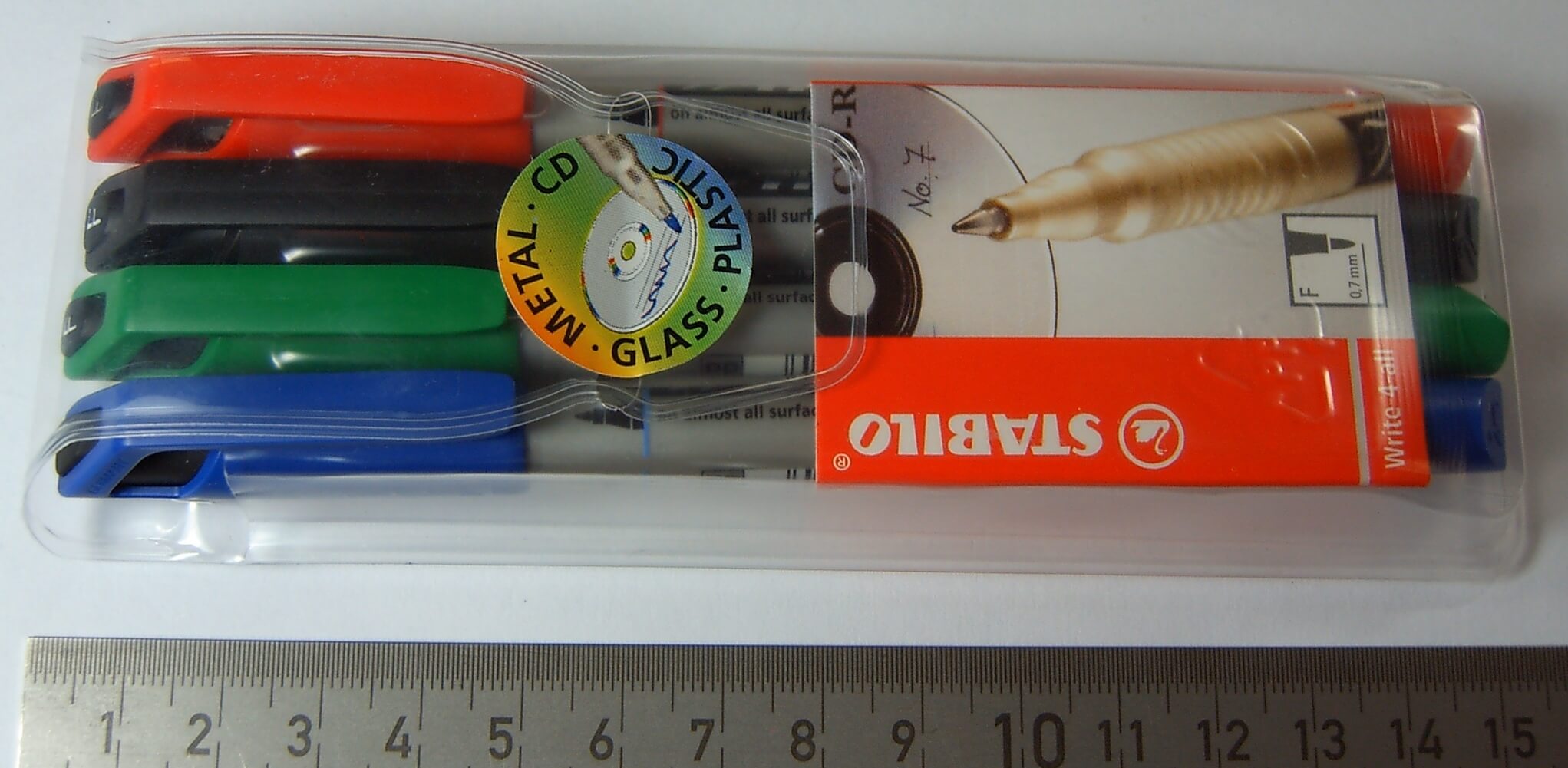 1 Permanent-Marker-Set Write-4-all, Stabilo, Strichstärke