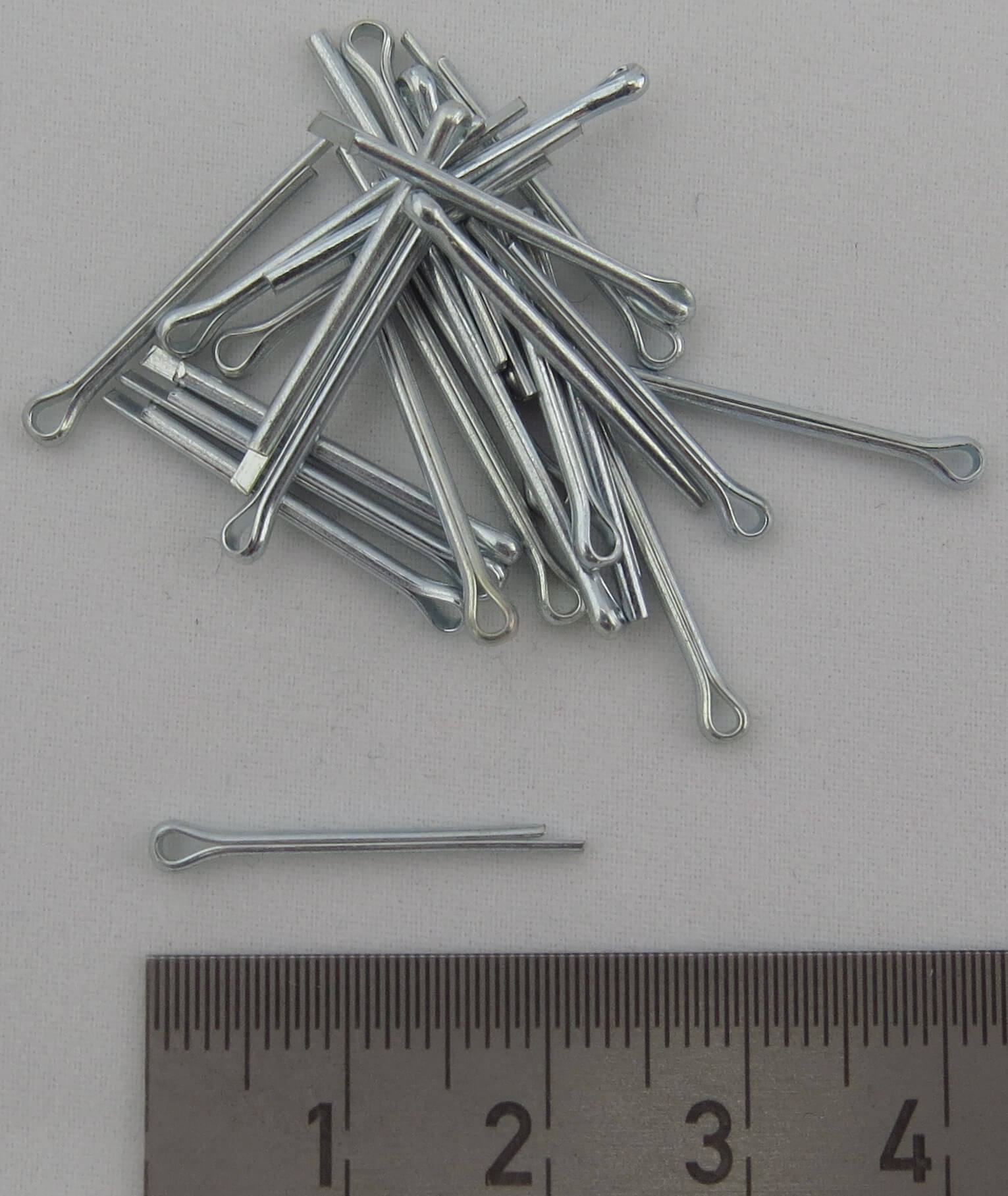 Splinte DIN94, verzinkt, 1,6x16mm, 25 Stück