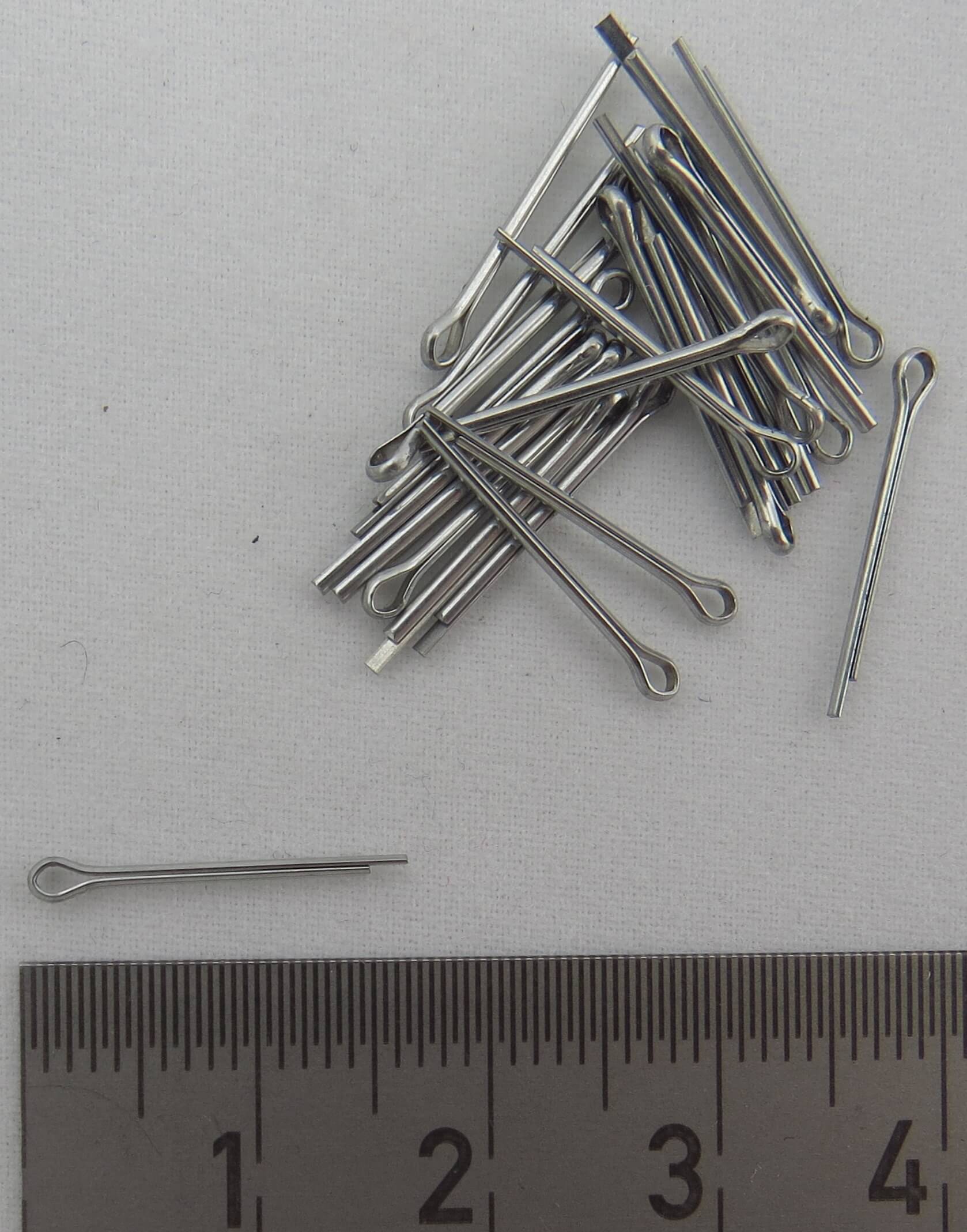 Splinte DIN94, verzinkt. 1x12mm, 25 Stück