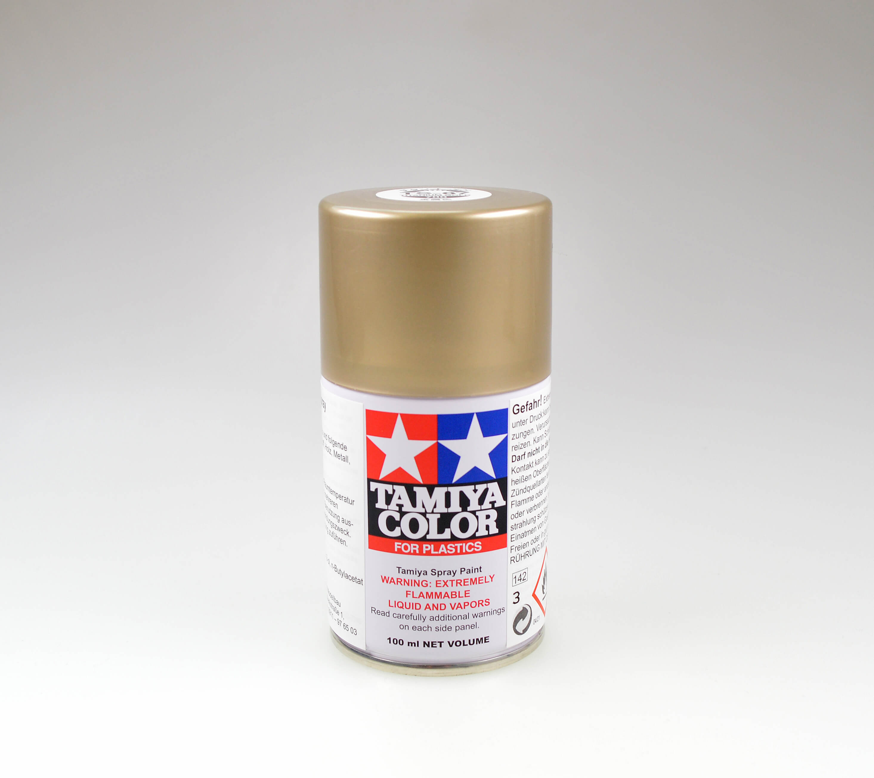 1x Sprühlack-Dose 100ml, Titanium Gold. TS-87