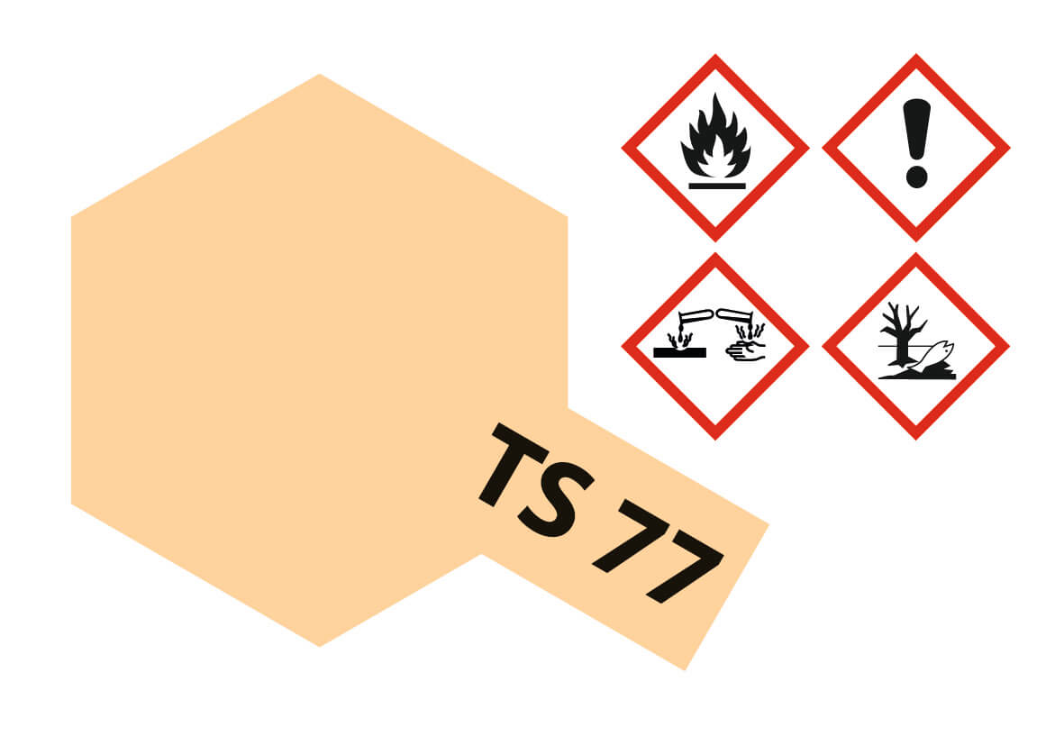 1x Sprühlack-Dose 100ml, Fleischfarben, matt, TS-77