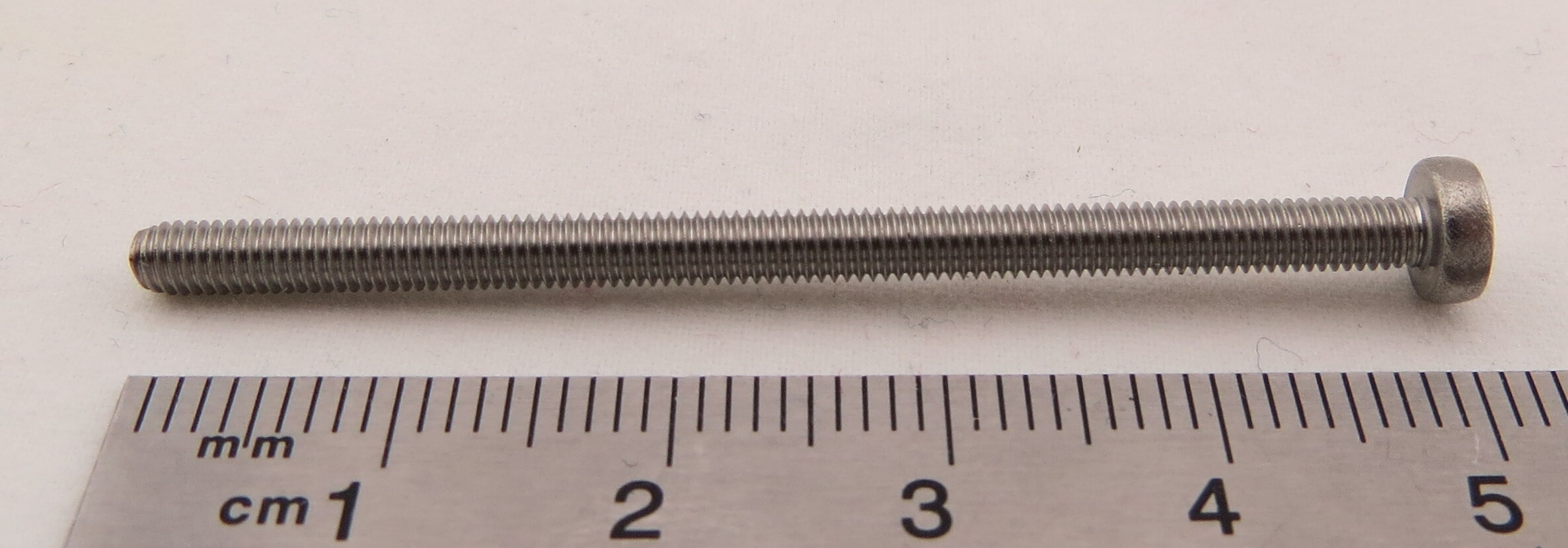 100 Linsenkopfsch.m.Kreuzschlitz M3x50 DIN 7985, Niro