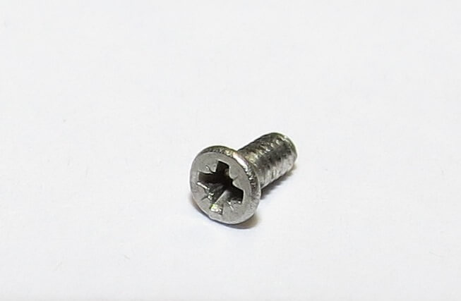 25 Senkschrauben m.Kreuzschlitz M1,6x4   DIN 965, Niro