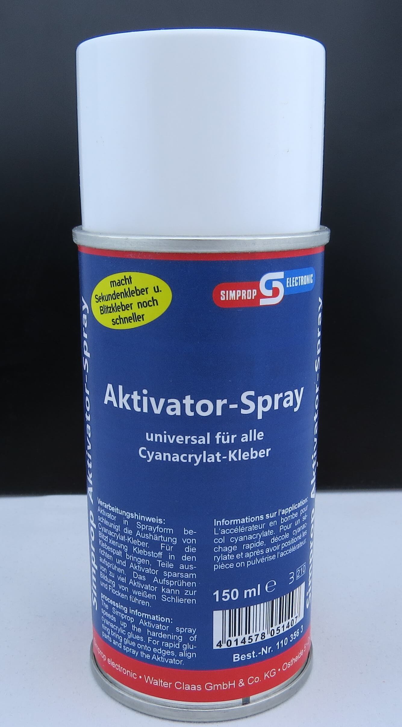 Aktivator-Spray. 150ml. Schon ein Hauch Aktivator genügt