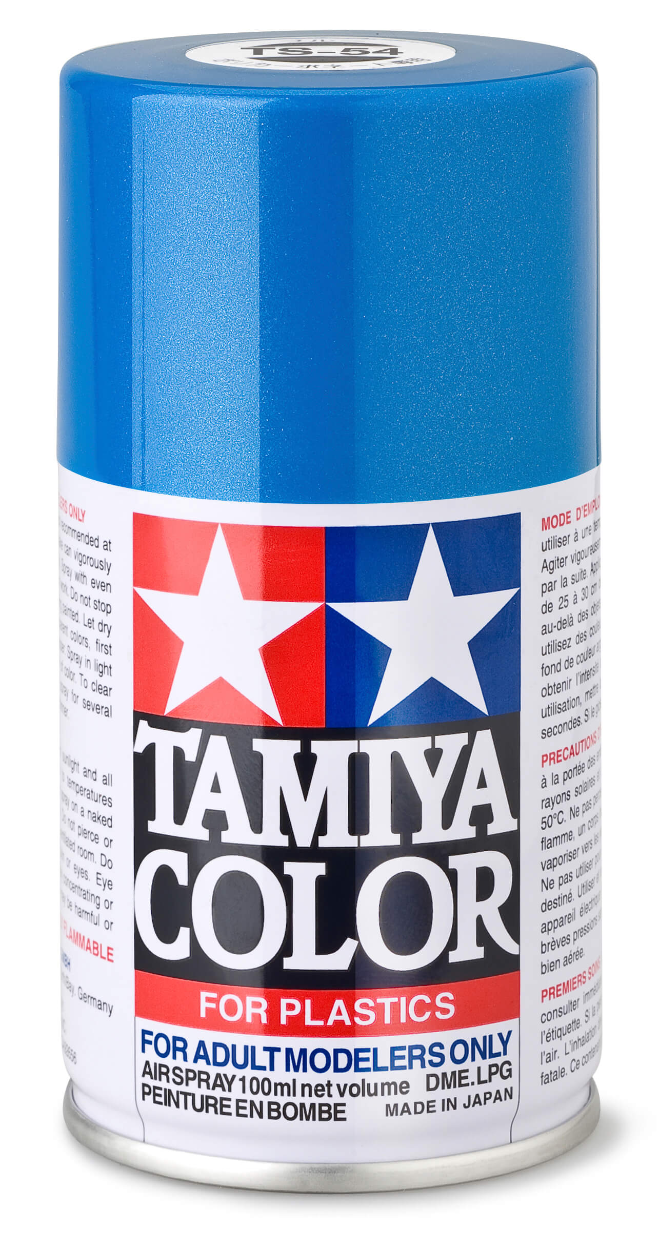 1x Sprühlack-Dose 100ml, Metallic blau hell,glänzend,TS-54
