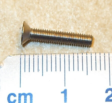 Senkschraube M3x16 DIN 965 A2, 1 Stück.  Auch passend zum