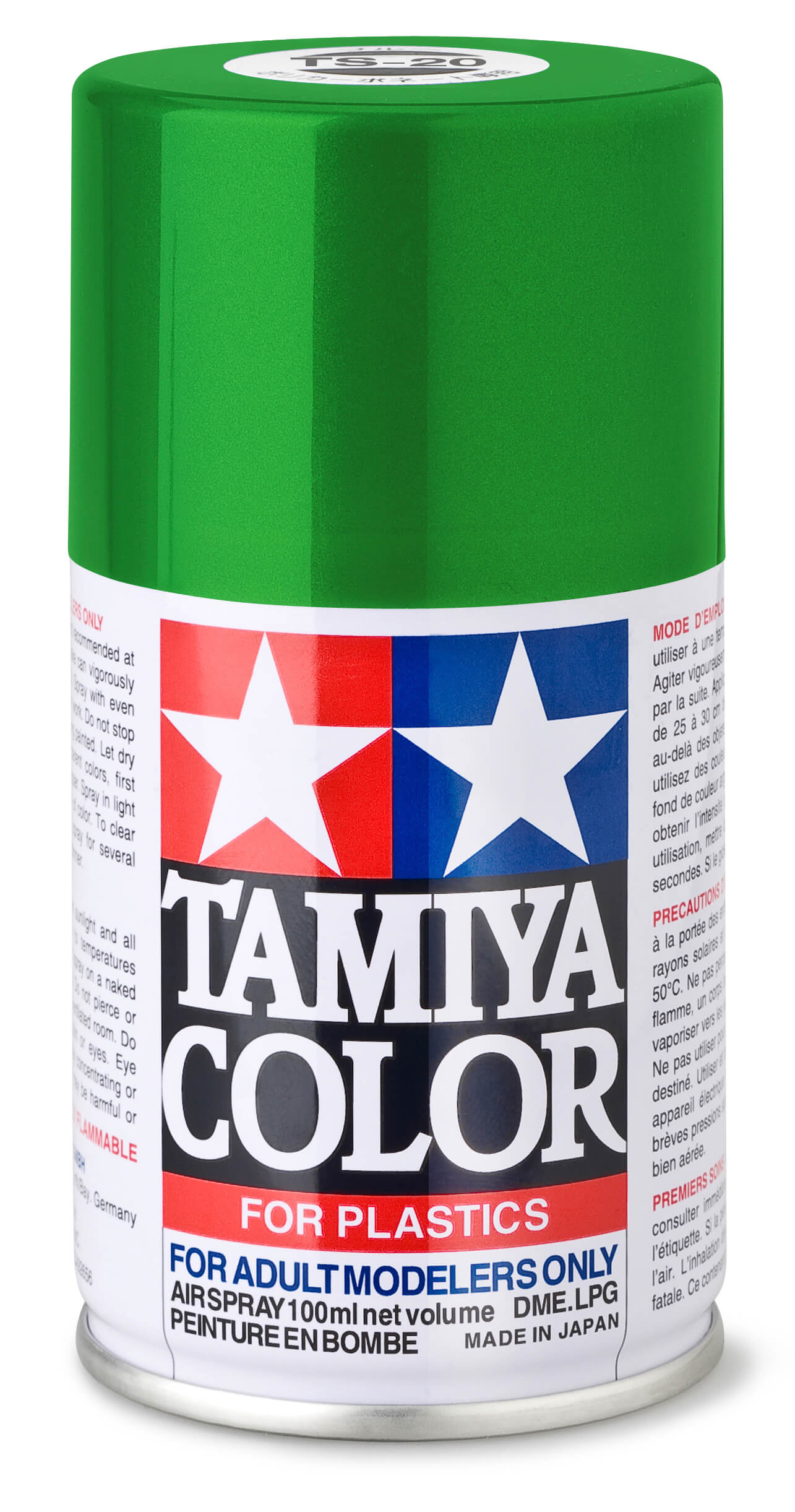 Sprühlack-Dose 100ml, Metallic grün, glänzend, TS-20