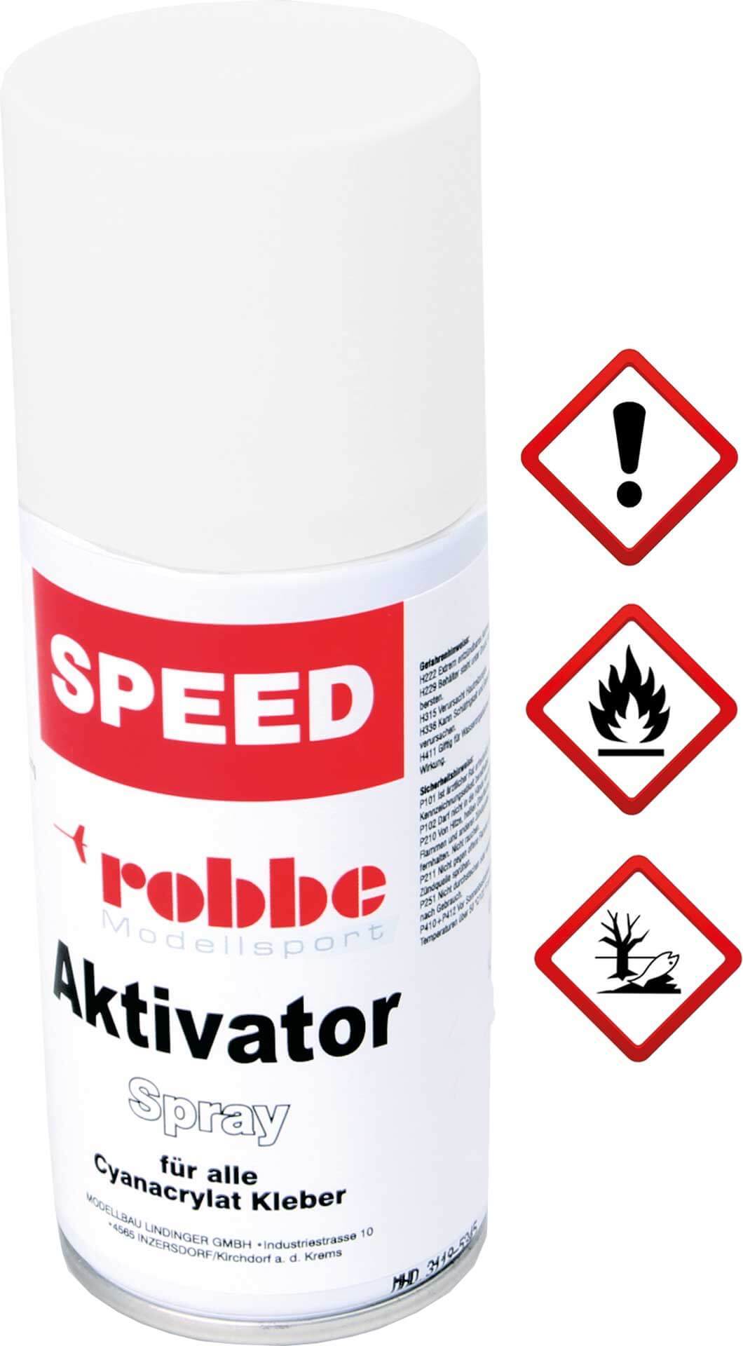 Aktivator für Sekundenkleber. 150ml. Sprühdose. Robbe