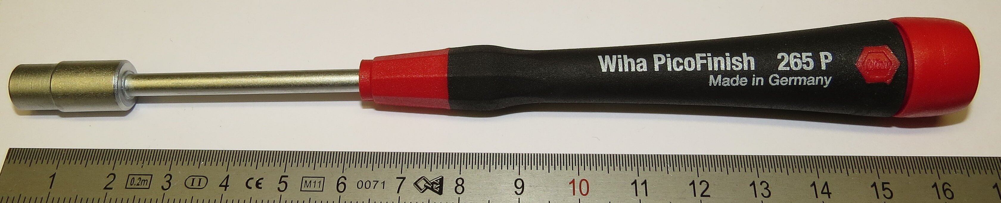 1 Sechskant-Steckschlüssel 6,0mmx60mm WIHA PicoFinish (1