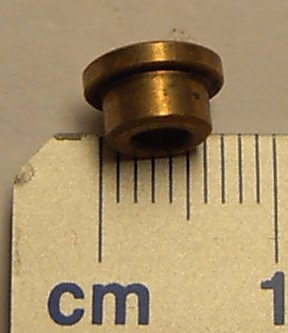 Sinterlager 3mm mit Bund für Wellen mit  3mm Durchmesser,