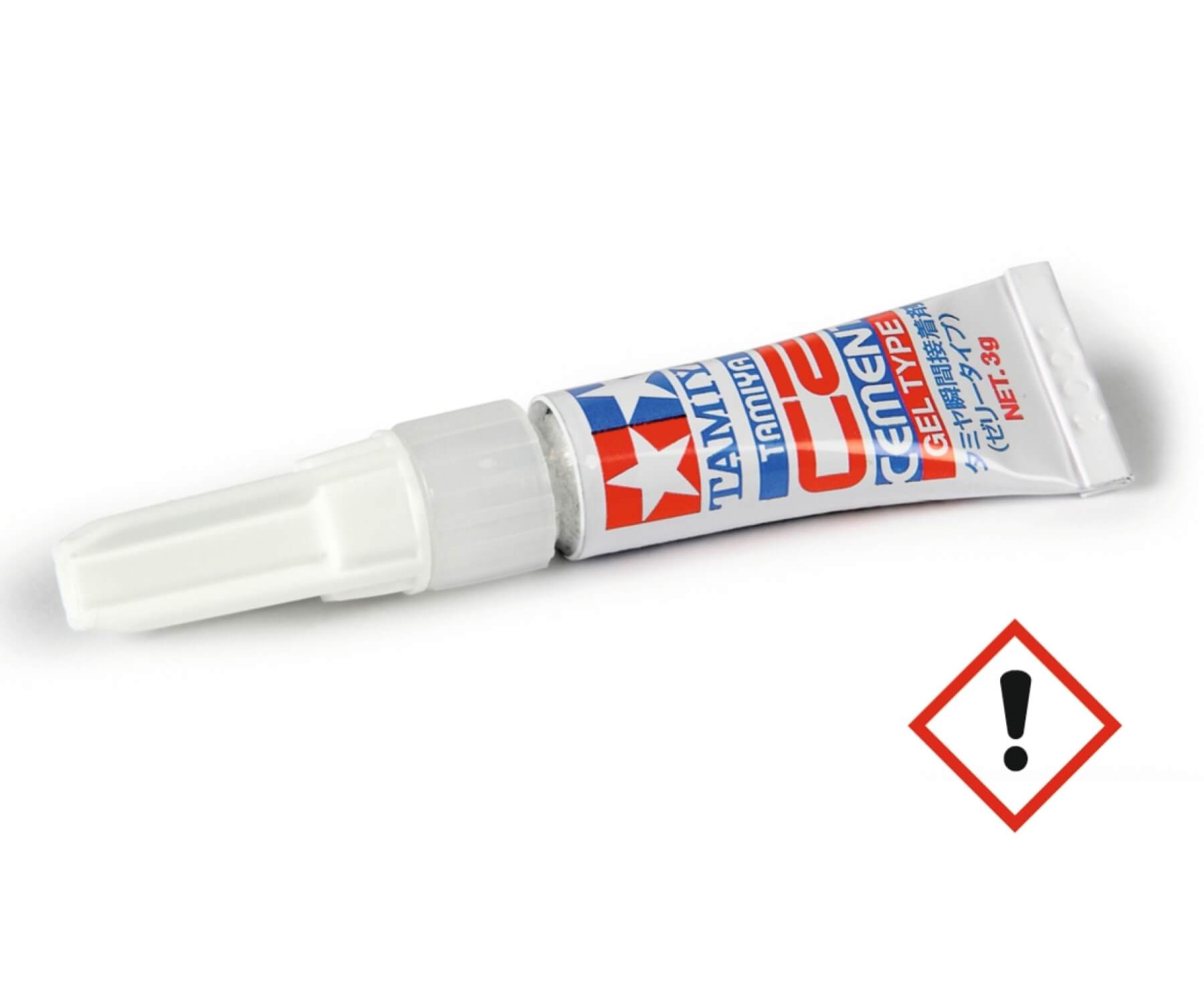 Tube Sekundenkleber, 3gr. Gel. Auch für Reifen und Felgen
