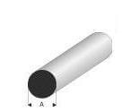 Kunststoff-Profil Rundmaterial 2mm 1m lang, weiss