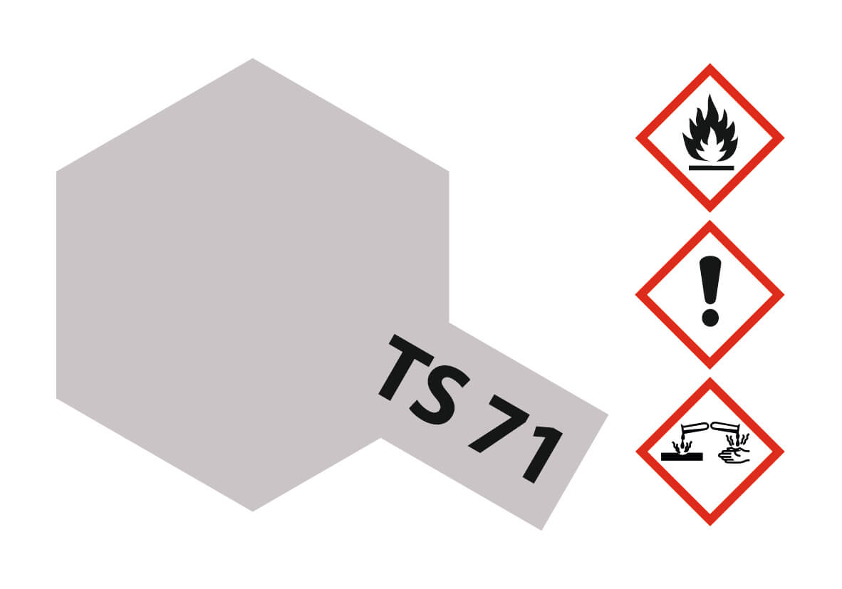 1x Sprühlack-Dose 100ml, Rauch transp.,  glänzend, TS-71