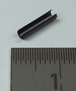 Spannstifte, Federstahl 2x8mm. 25 Stück.