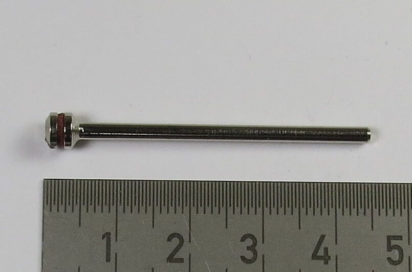 1 Aufspanndorn für scheibenförmige Werkzeuge. 2,35mm