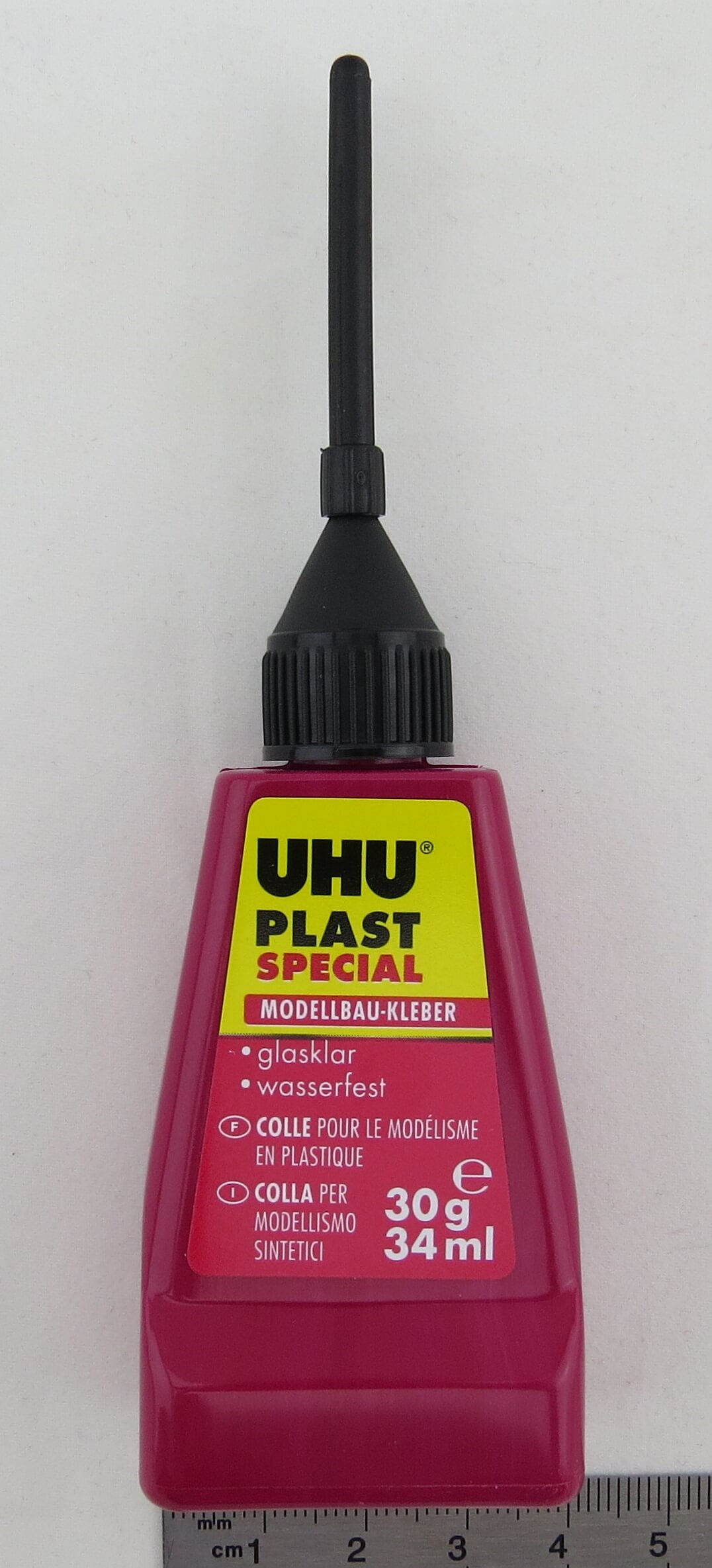 1x UHU Plast special Kleber. 30gr.- Flasche mit sehr feine