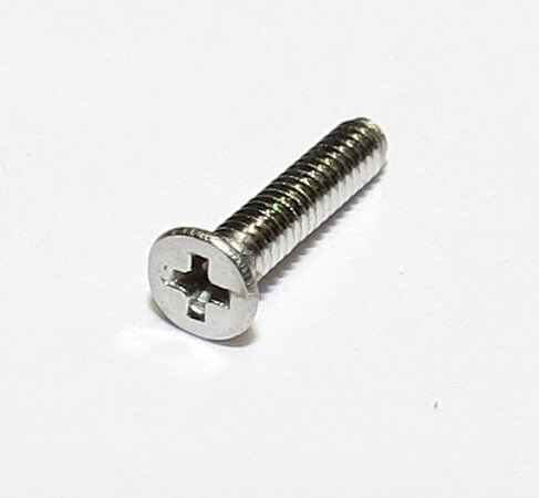 25 Senkschrauben m.Kreuzschlitz M1,6x6   DIN 965, Niro