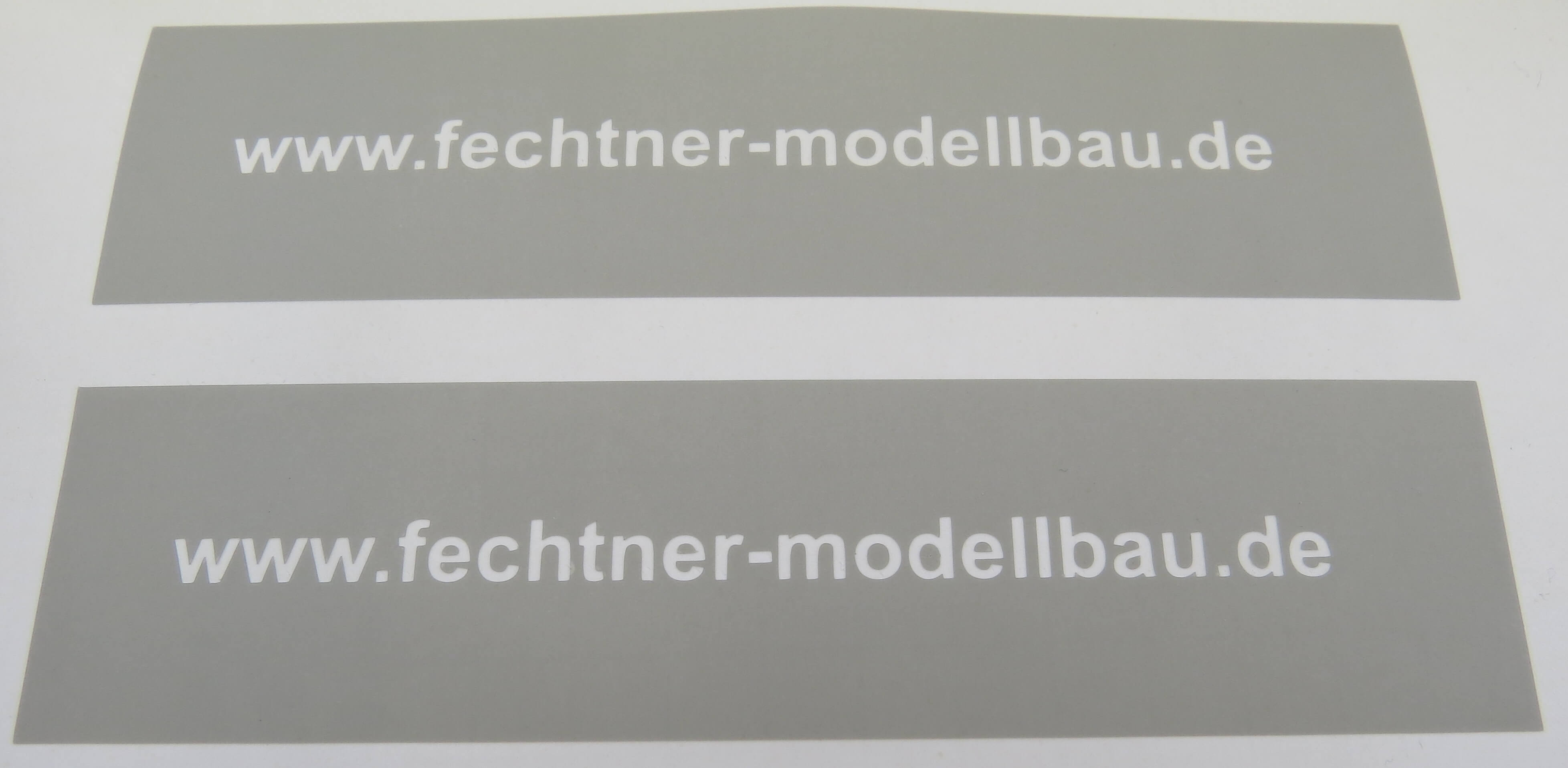 individuelle Lackier-Schablone für Modellbau-Anwendungen
