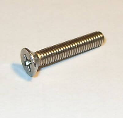 25 Senkschrauben m.Kreuzschlitz M3 x 16  DIN 965, Niro