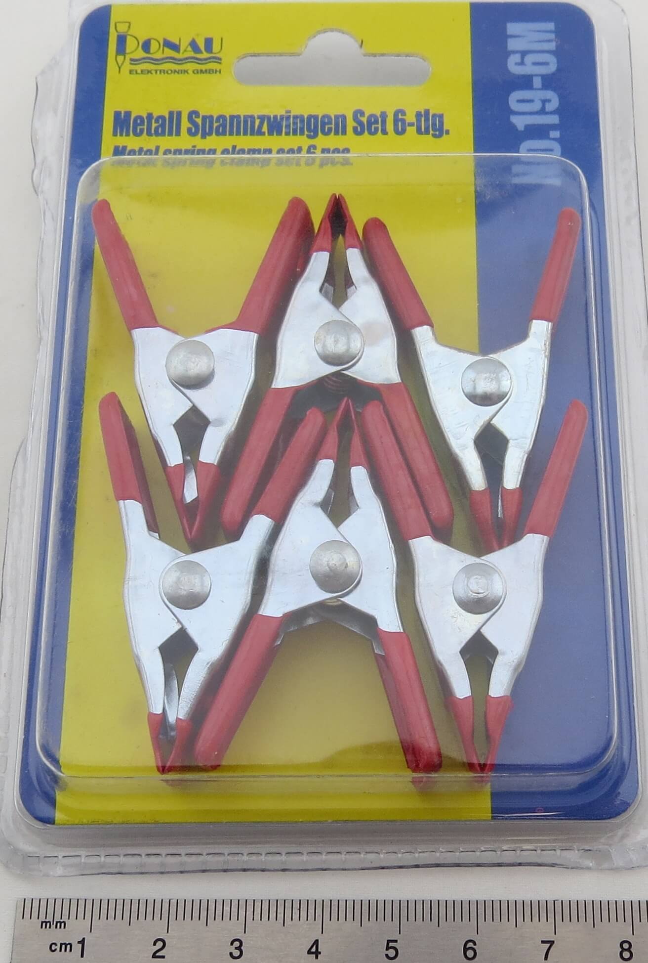 6 Spannzwingen mit 50mm Spannweite Metall