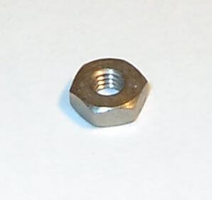 25 Muttern M2,5 DIN934, Niro, A2 Edelstahl