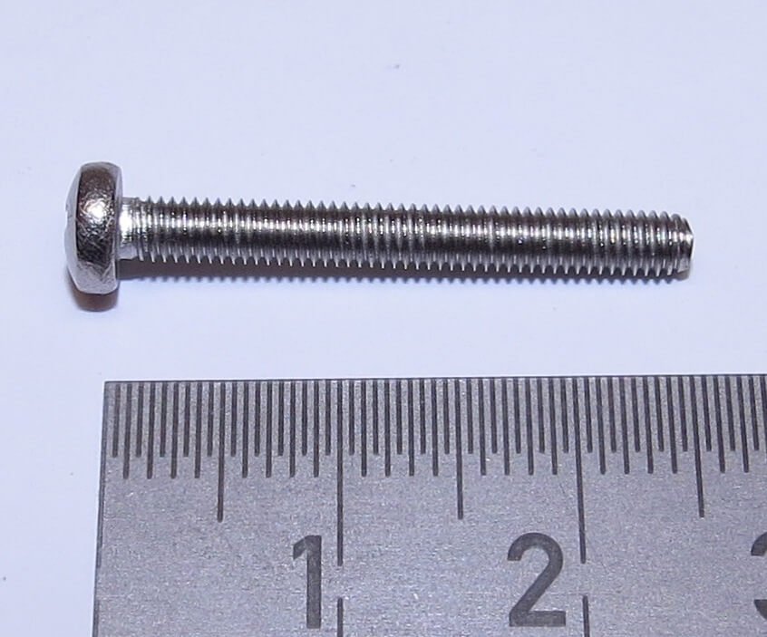 10 Linsenkopfsch.m.Kreuzschlitz M3 x 25  DIN 7985, Niro