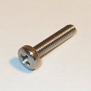 25 Linsenkopfsch.m.Kreuzschlitz M2,5x 12 DIN 7985, Niro