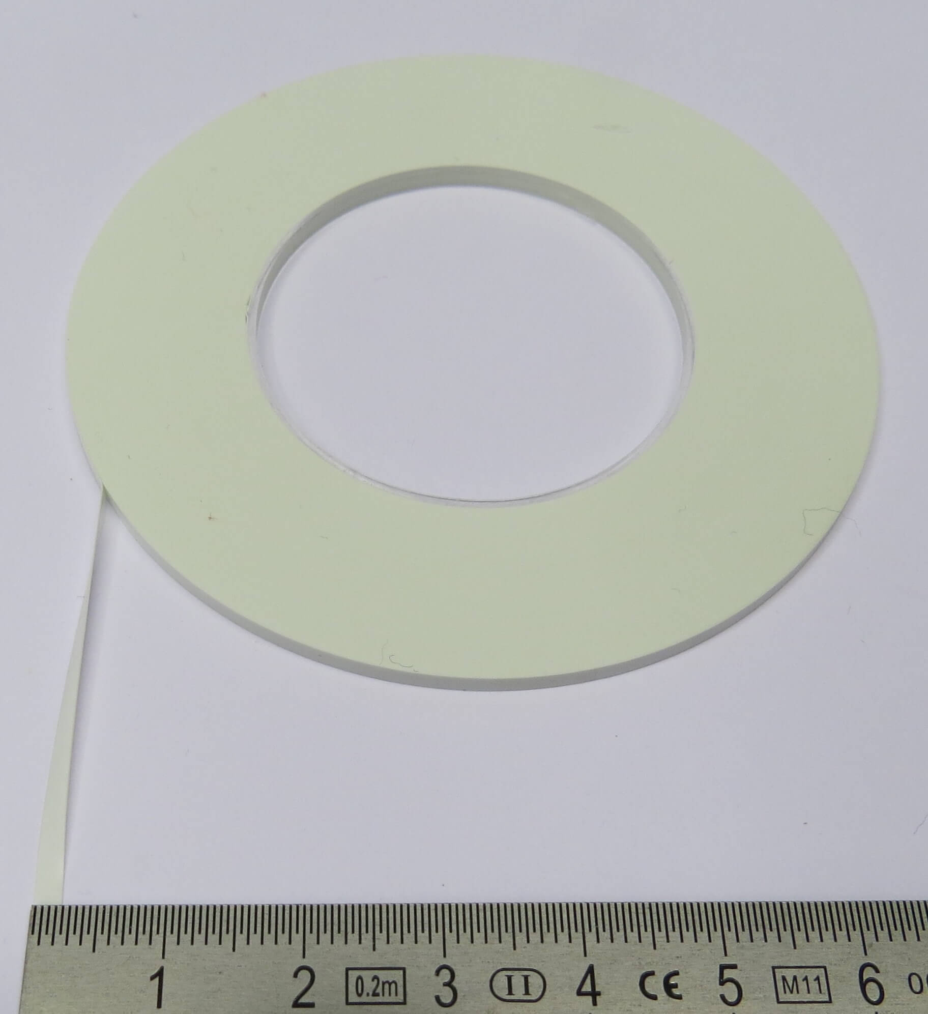 Abklebeband 1mm breit, selbstklebend,  18m lang, OHNE