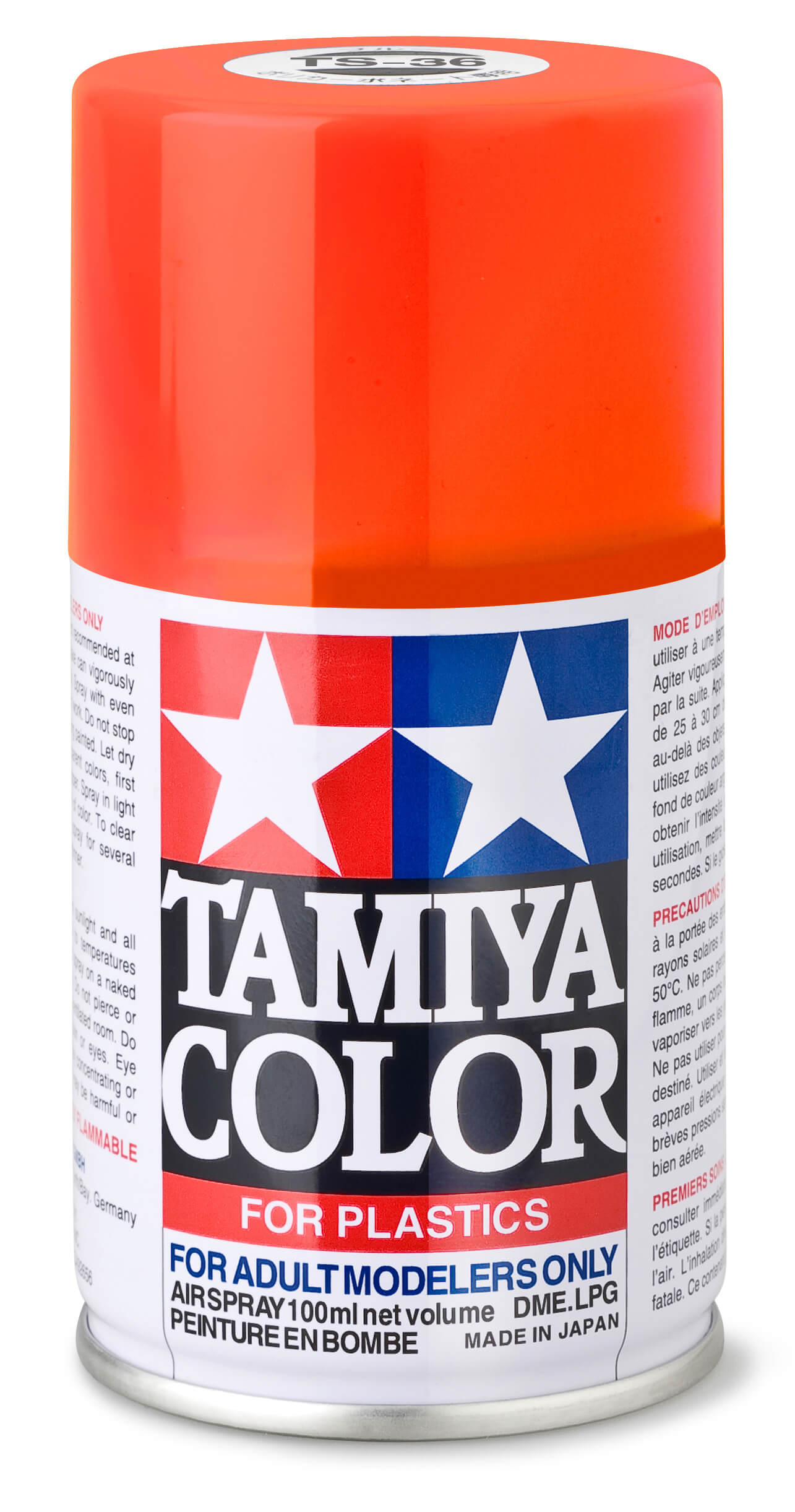 1x Sprühlack-Dose 100ml, Neonrot,glänzend, TS-36