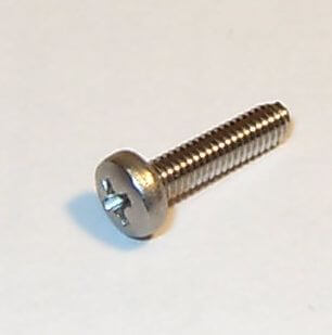 25 Linsenkopfsch.m.Kreuzschlitz M2,5x 10 DIN 7985, Niro