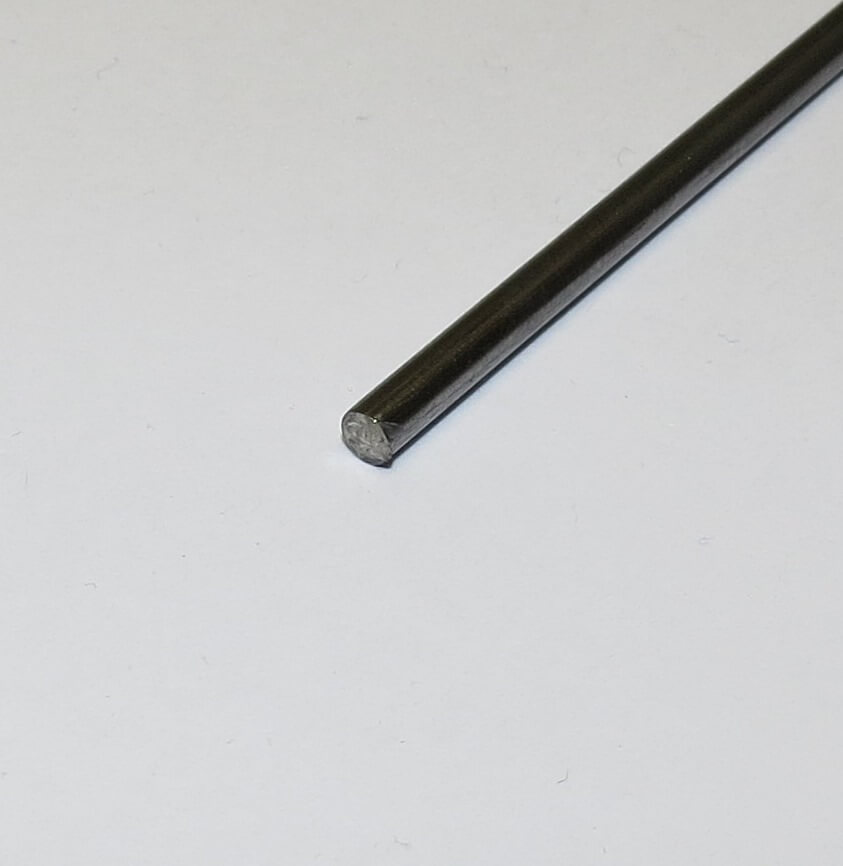 Federstahldraht 0,8mm Durchm., 1m lang in gerade